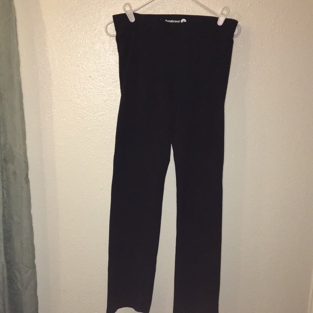 Betabrand Navy Dress Yoga Straight Leg Pants